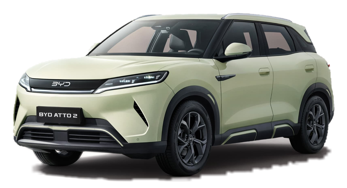 BYD Atto 2 warna Hiking Green