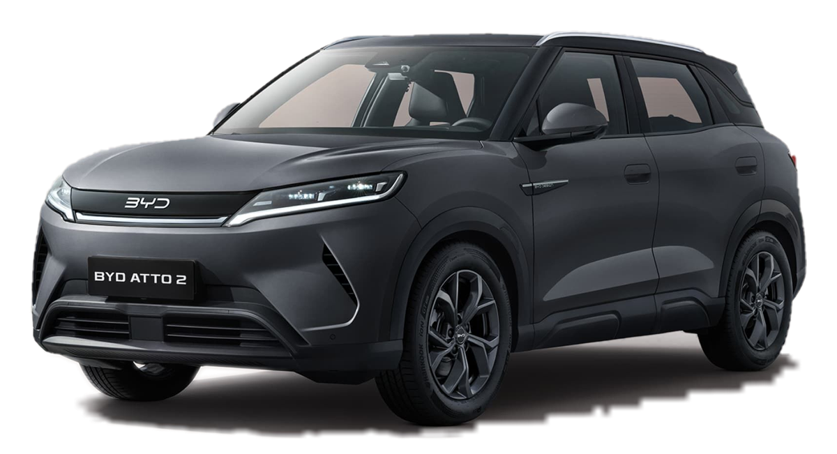 BYD Atto 2 warna Climbing Grey