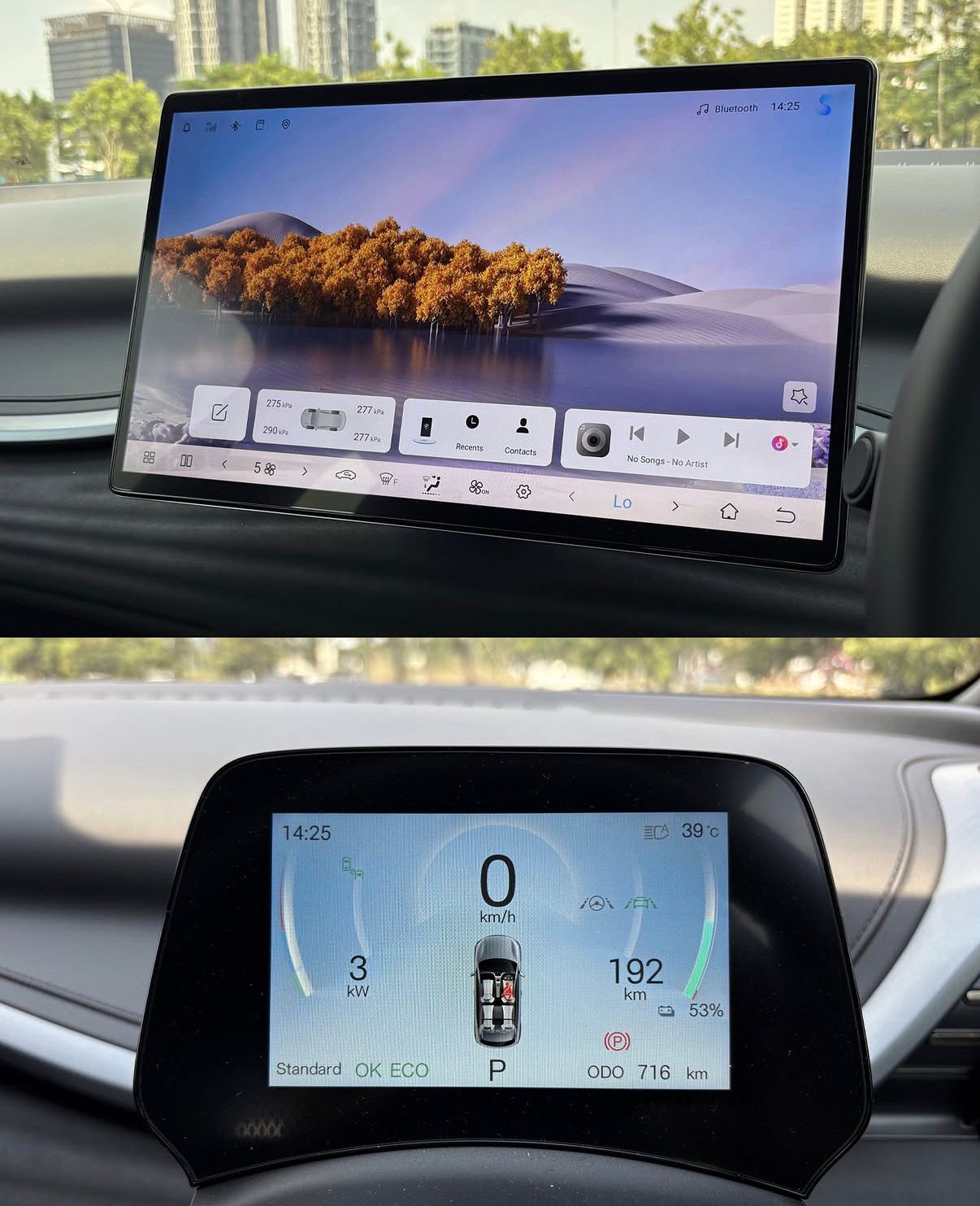 Layar interaktif 15.6 inci BYD Atto 3 Advanced Plus yang bisa berputar