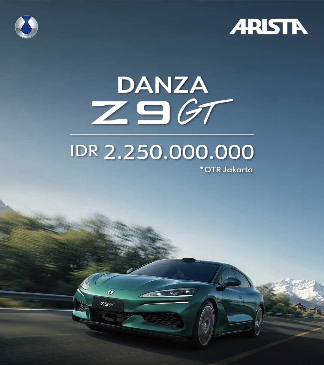 Harga Danza Z9 GT IDR 2.250.000.000 OTR Jakarta
